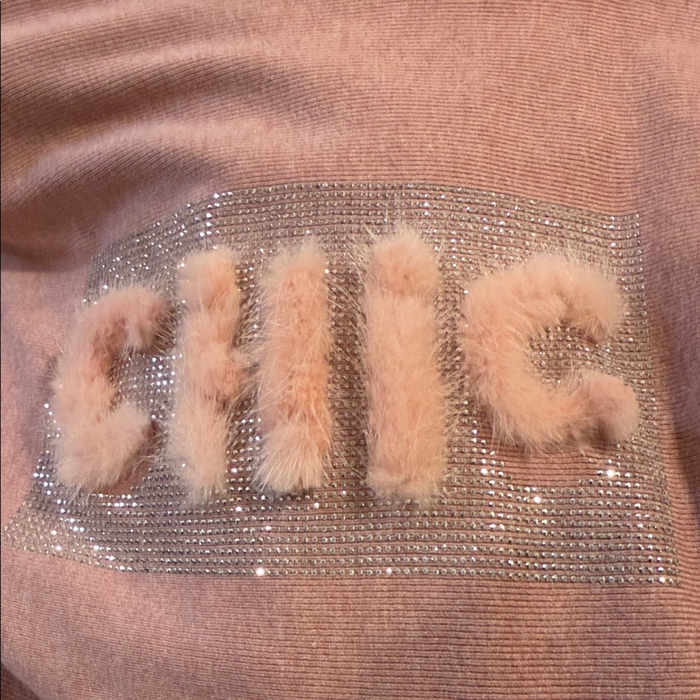Chic Women's Pink Sweater - Picture 6 of 8